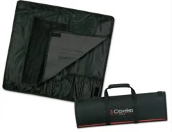 3 Claveles Knife Bag With 9 Knives + 1 Sharpening Steel From The DOMVS Series -Sharp Haus Store 3 claveles 10 piece knife bag domvs series 4