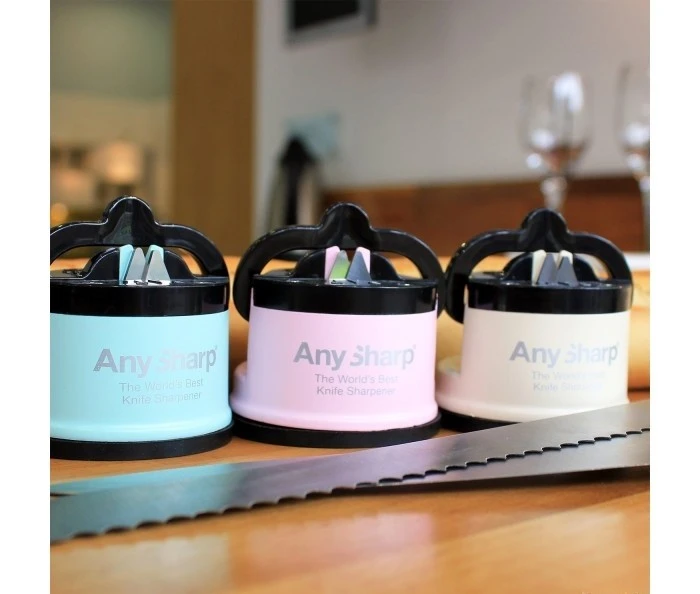 AnySharp PRO White Manual Knife Sharpener - The World's Best Knife Sharpener 8 AnySharp PRO White Manual Knife Sharpener - The World's Best Knife Sharpener - Image 6