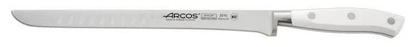 Arcos Riviera White Ham Knife 25cm - Hollow Edge Blade 3 Arcos Riviera White Ham Knife 25cm - Hollow Edge Blade
