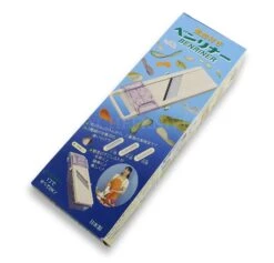 Benriner Japanese Professional Mandoline Slicer 3 Blades 9.5cm + Food Catcher And Holder -Sharp Haus Store benriner japanese professional mandoline slicer 3 blades 9cm food catcher holder 8