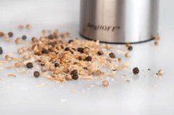 BergHOFF Essentials Salt And Pepper 2 In 1 Mill - Stainless Steel -Sharp Haus Store berghoff essentials salt and pepper 2 in 1 mill stainless steel 3