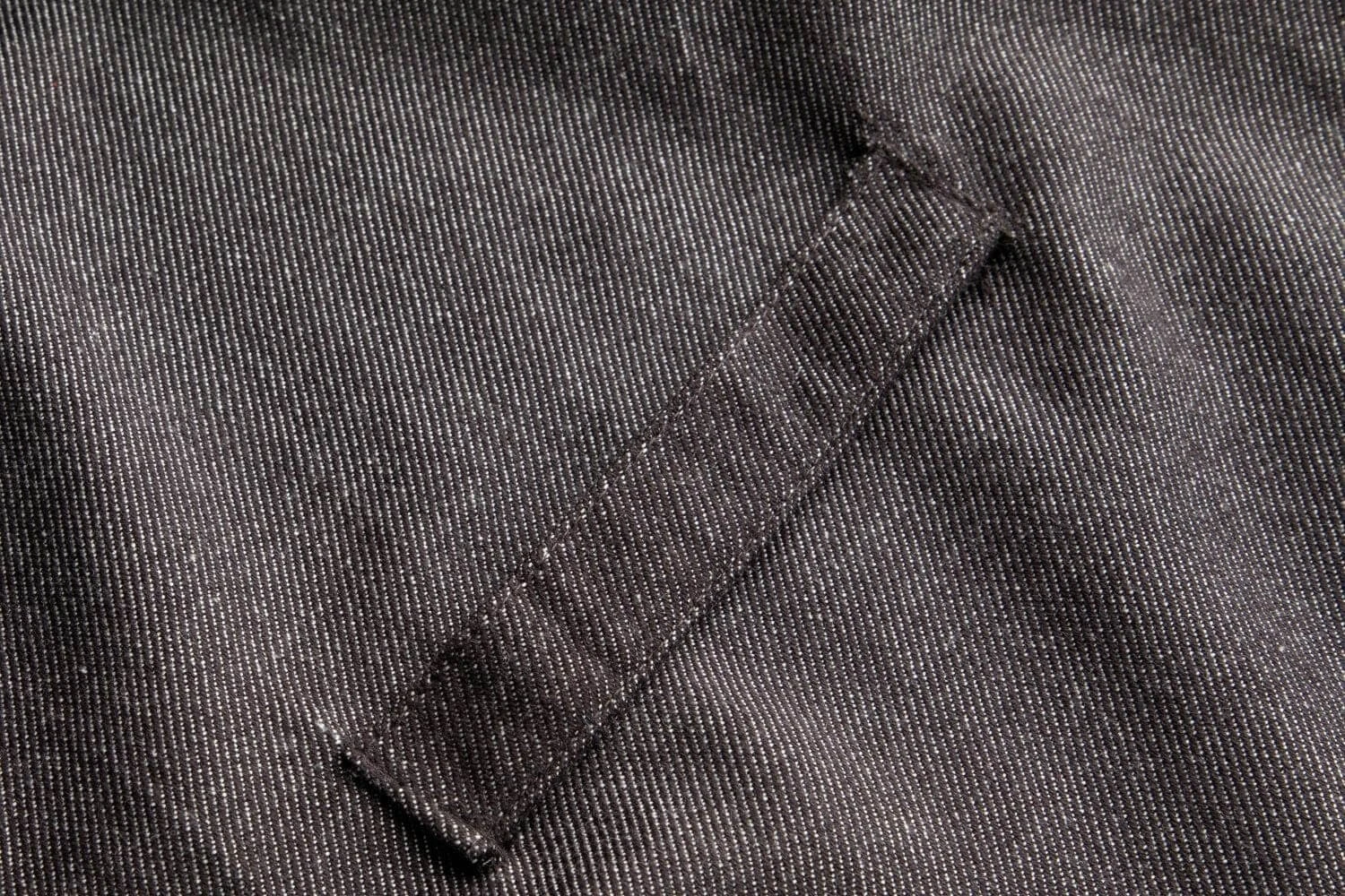BergHOFF Gem Apron 100% Black Heathered Cotton 6 BergHOFF Gem Apron 100% Black Heathered Cotton - Image 4