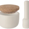 BergHOFF Leo Mortar And Pestle With Cork Lid 2 BergHOFF Leo Mortar And Pestle With Cork Lid -Sharp Haus Store berghoff leo mortar pestle cork lid