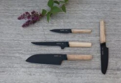 BergHOFF Ron Titan Ash Wood Boning Knife 15cm - Black Titanium Coating -Sharp Haus Store berghoff ron titan ash wood boning knife 15cm black titanium coating 6