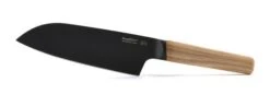BergHOFF Ron Titan Ash Wood Santoku Knife 16cm - Black Titanium Coating -Sharp Haus Store berghoff ron titan ash wood santoku knife 16cm black titanium coating 1