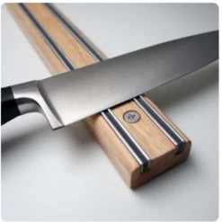 BISBELL "Bisigrip" Magnetic Knife Rack 45 Cm - Made Of Hevea Wood