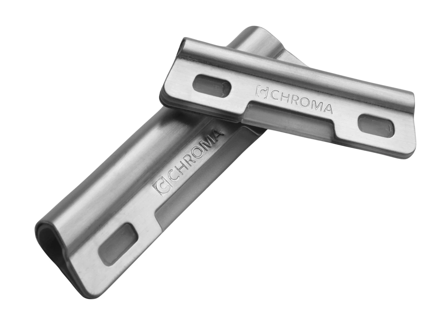 Chroma Pack Of 2 Sharpening Angle Guides, Stainless Steel 3 Chroma Pack Of 2 Sharpening Angle Guides, Stainless Steel
