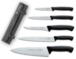 DICK Pro Dynamic 5-piece Knife Set With Roll Bag