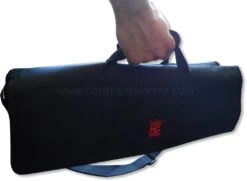 Empty Knife Bag With Space For 12 Kitchen Tools - Martinez & Gascon -Sharp Haus Store empty knife bag 12 kitchen tools martinez gascon 2