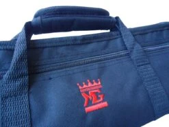 Empty Knife Roll Bag With Space For 4 Kitchen Tools - Martinez & Gascon -Sharp Haus Store empty knife roll bag 4 kitchen tools martinez gascon 2