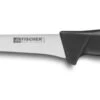 Fischer Boning Knife Straight Blade 17cm - Black Handle -Sharp Haus Store fischer boning knife straight blade 17cm black handle