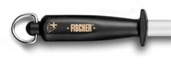 FISCHER Butcher's Diamond Sharpening Steel With Hard Chromium Coating 27cm -Sharp Haus Store fischer butcher diamond sharpening steel hard chromium coating 27cm 2