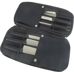 FISCHER Creative Chef Profesional Knife Bag With 6 Knives + 1 Sharpener Steel