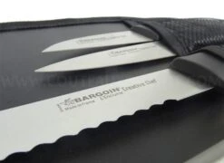 FISCHER Creative Chef Profesional Knife Bag With 6 Knives + 1 Sharpener Steel -Sharp Haus Store fischer creative chef professional knife bag 6 knives 1 sharpener steel 8