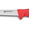 FISCHER Professional Boning Knife 17cm With Red Handle -Sharp Haus Store fischer professional boning knife 17cm red handle