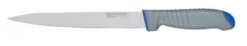 Fischer Sandvik Skinning Knife 20cm Blue Handle With Grey Elastomer