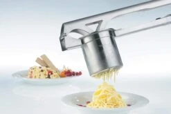 Gefu TRI STAR® Potato And Spaetzle Press With 3 Discs -Sharp Haus Store gefu tri star potato spaetzle press 3 discs 2