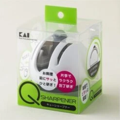KAI Q Sharpener With Double Millstone + Suction Cup -Sharp Haus Store kai q sharpener with double millstone suction cup 2