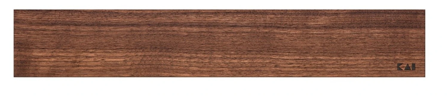 KAI Wooden Magnetic Knife Holder 39cm - Made Of Walnut 3 KAI Wooden Magnetic Knife Holder 39cm - Made Of Walnut