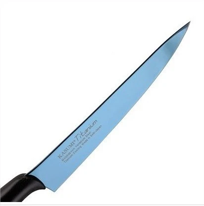 Kasumi Blue Titanium Carving Knife 20cm 4 Kasumi Blue Titanium Carving Knife 20cm - Image 2
