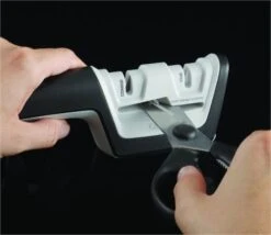 Kitchen IQ Diamond Pro 2-stage Manual Knife And Scissors Sharpener -Sharp Haus Store kitchen iq diamond pro 2 stage manual knife scissors sharpener 2