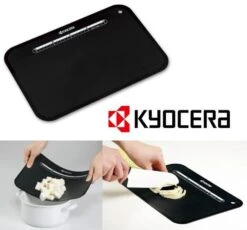 Kyocera Flexible Cutting Board 37 X 25 X 0.3 Cm - Black -Sharp Haus Store kyocera flexible cutting board 37cm black 2