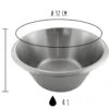 Matfer Flat Bottom Pastry Bowl - Diameter 32cm 1 Matfer Flat Bottom Pastry Bowl - Diameter 32cm -Sharp Haus Store matfer flat bottom pastry bowl diameter 32cm