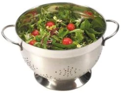 Matfer Stainless Steel Colander With 2 Handles - Diameter 25cm