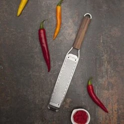 Microplane Master Series Zester Grater - Walnut Handle -Sharp Haus Store microplane master series zester grater walnut handle 6