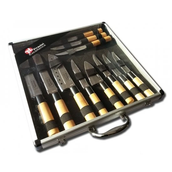 Pradel Excellence Knife Case With 11 Japanese-style Knives 3 Pradel Excellence Knife Case With 11 Japanese-style Knives