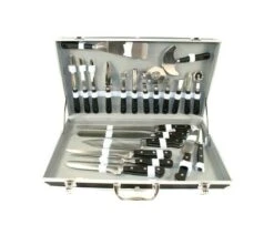Pradel Excellence Cook's Case With 23 Kitchen Knives And Accessories