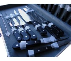 Pradel Excellence Cook's Case With 23 Kitchen Knives And Accessories -Sharp Haus Store pradel excellence 23 piece cook case 3