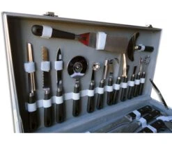 Pradel Excellence Cook's Case With 23 Kitchen Knives And Accessories -Sharp Haus Store pradel excellence 23 piece cook case 4