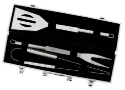 Pradel Excellence 3-piece Barbecue Tool Set With Metallic Case 9 Pradel Excellence 3-piece Barbecue Tool Set With Metallic Case -Sharp Haus Store pradel excellence 3 piece barbecue tool set metallic case 2
