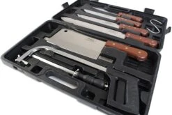 Pradel Excellence Butcher Knife Case With 8 Knives And Accessories -Sharp Haus Store pradel excellence 8 piece butcher knife case 2
