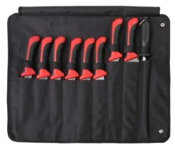 Pradel Excellence Cook's Roll Bag With 8 Kitchen Knives + 1 Sharpening Steel -Sharp Haus Store pradel excellence cook roll bag 8 kitchen knives 1 sharpening steel 2