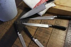 Sabatier Edonist 5 Piece Knife Set + Roll Bag - 100% Forged Blades -Sharp Haus Store sabatier edonist 5 piece knife set roll bag forged blades 2
