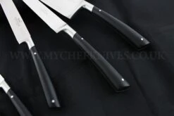 Sabatier Edonist 5 Piece Knife Set + Roll Bag - 100% Forged Blades -Sharp Haus Store sabatier edonist 5 piece knife set roll bag forged blades 3