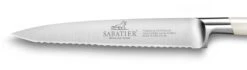 Sabatier Edonist Perle Utility Knife Serrated Blade 13cm - Fully Forged -Sharp Haus Store sabatier edonist perle utility knife serrated blade 13cm fully forged 1