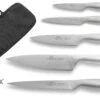Sabatier Fuso Nitro+ 5-piece Knife Bag Set - Stainless Steel Blades And Handles -Sharp Haus Store sabatier fuso nitro 5 piece knife bag set stainless steel blades handles