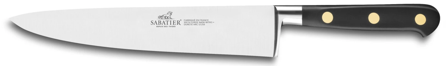 Sabatier Ideal 100% Forged Chef Knife 20cm With Brass Rivets 3 Sabatier Ideal 100% Forged Chef Knife 20cm With Brass Rivets