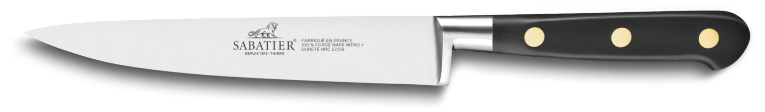 Sabatier Ideal 100% Forged Fillet Knife 15cm With Brass Rivets 3 Sabatier Ideal 100% Forged Fillet Knife 15cm With Brass Rivets