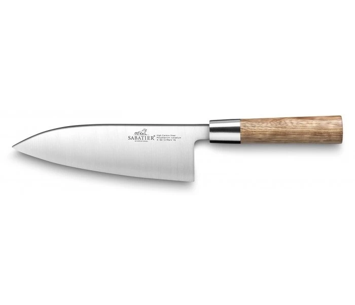 Sabatier International Knife Bag With 3 Japanese-style Knives - Wooden Handles 7 Sabatier International Knife Bag With 3 Japanese-style Knives - Wooden Handles - Image 5