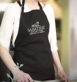 Sabatier Professional Chef Apron 100% Cotton - 90 X 100cm -Sharp Haus Store sabatier professional chef apron cotton 90x100cm 1