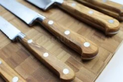Sabatier Provençao Chef Knife 100% Forged Blade 15cm - Olive Wood Handle -Sharp Haus Store sabatier provencao chef knife forged blade 15cm olive wood handle 2
