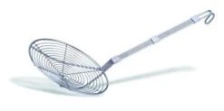 Stainless Steel Ergonomic Skimmer - Diameter 28cm