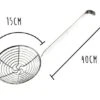 Stainless Steel Frying Skimmer - Diameter 15cm