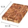 TeakHaus Chopping Block With Hand Grips 40 X 30cm - Made Of Teak Wood -Sharp Haus Store teakhaus chopping haus hand grips 40 x 30cm teak wood