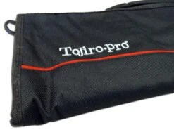 Tojiro Empty Roll Bag For 8 Kitchen Knives - Black Nylon -Sharp Haus Store tojiro empty roll bag 8 kitchen knives black nylon 3