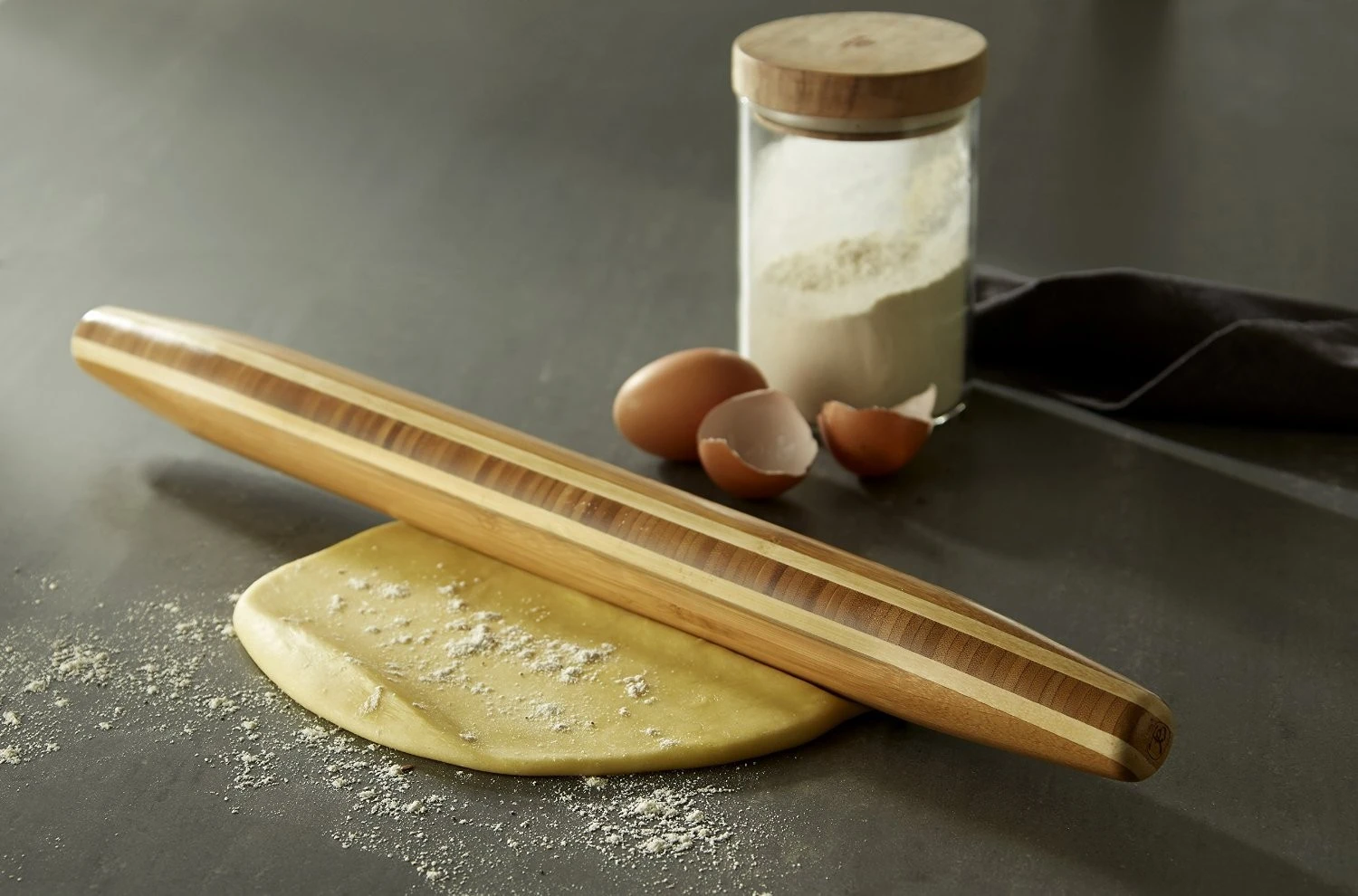 Totally Bamboo Rolling Pin 30cm 4 Totally Bamboo Rolling Pin 30cm - Image 2